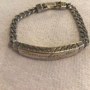 Authentic "Remember to Play" Brighton Bracelet