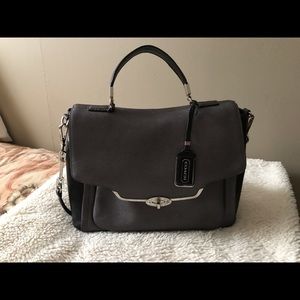 Coach purse, black and grey RARE