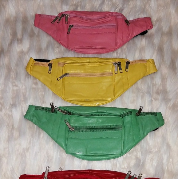 Pink Fanny Pack Waist Bag Bum Bag OS - Picture 2 of 3