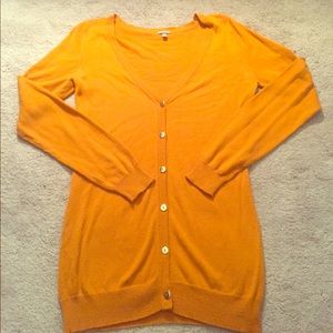 Mustard yellow cardigan