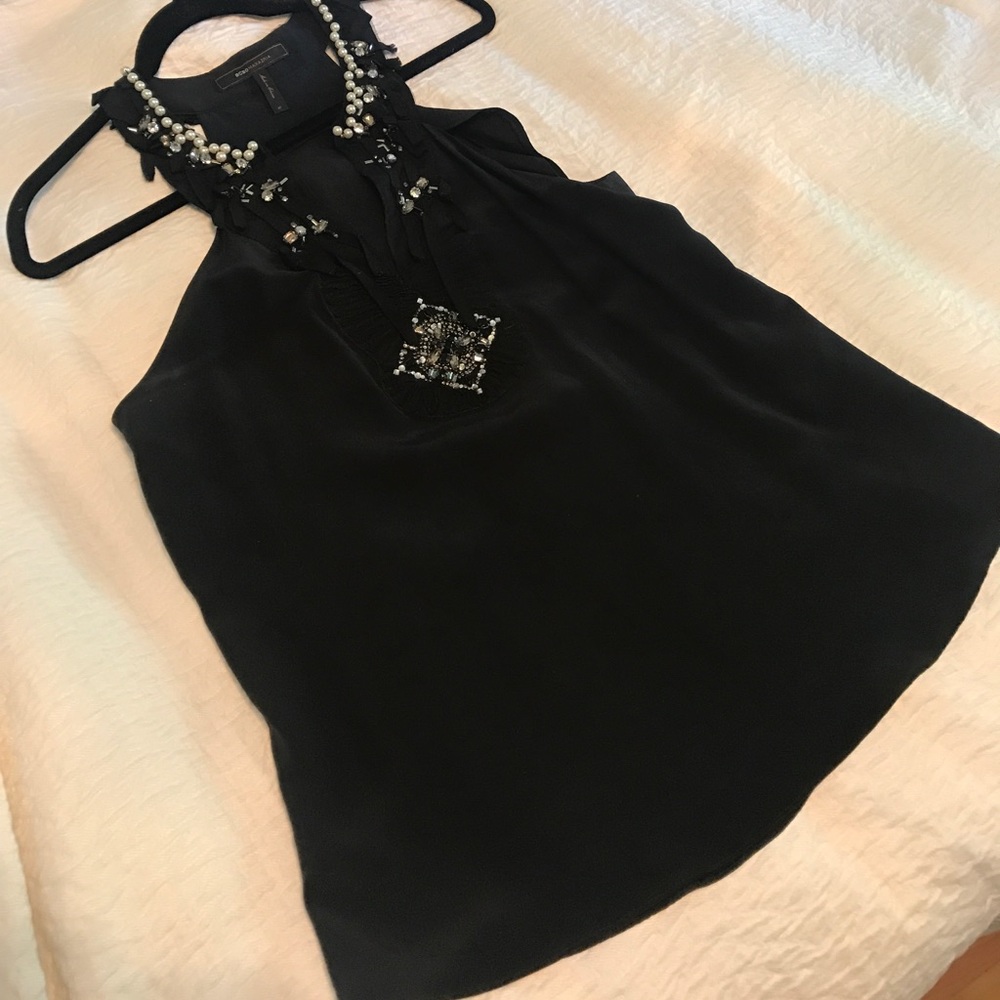 ❤️ SALE 💙 Top w Beading & Pearl Detail
