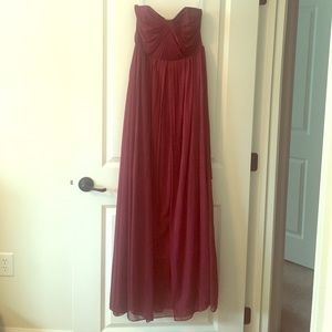 Versa Convertible Mesh Dress. Color - Wine