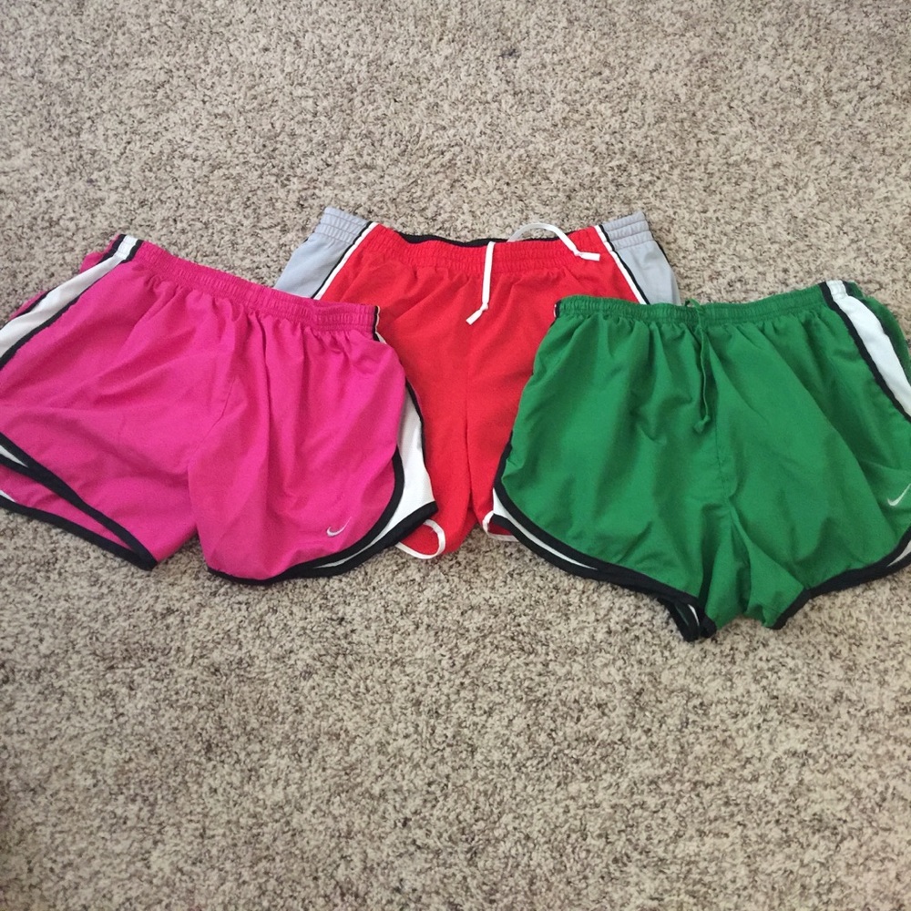 3 pairs of Nike Dri Fit shorts