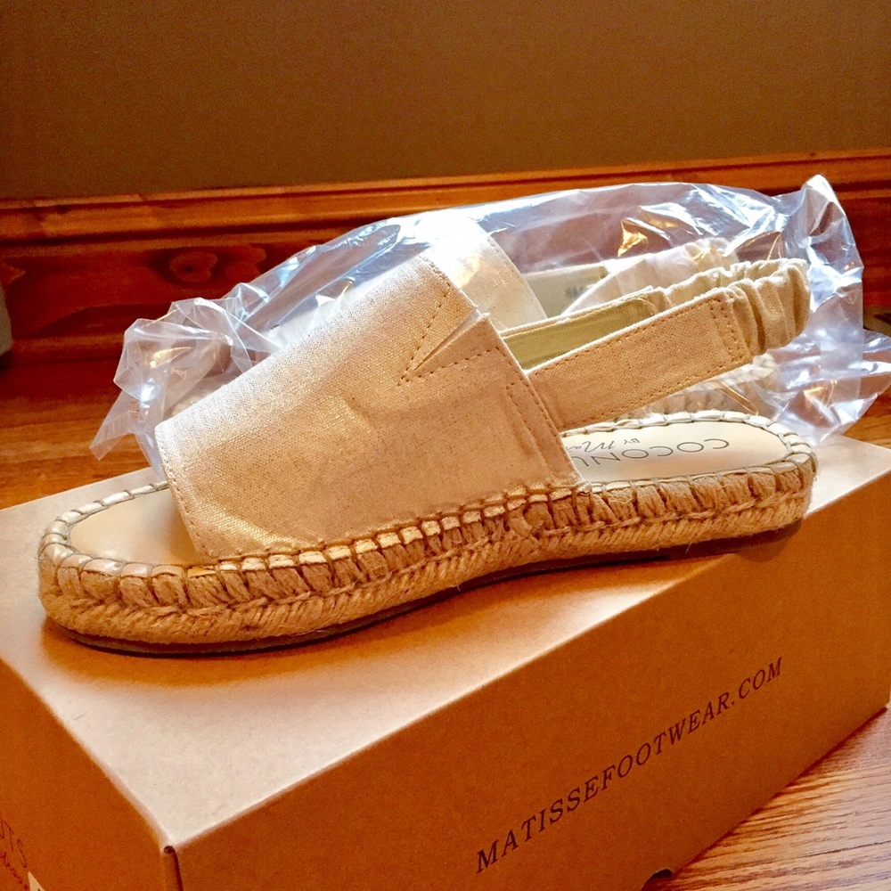 Espadrille Sandals NIB