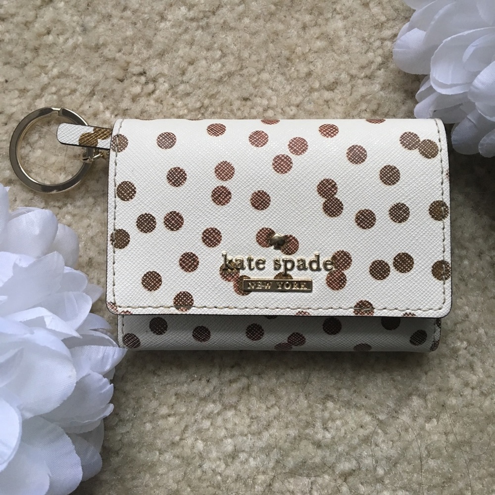 Gold Polka Dot KATE SPADE WALLET  ✨ ♠️