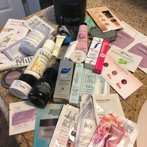 Beauty and hair samples plus organic foot soak