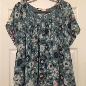 Loft Floral Blouse NWT!