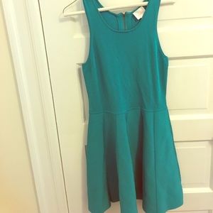 Parker bright blue spring dress