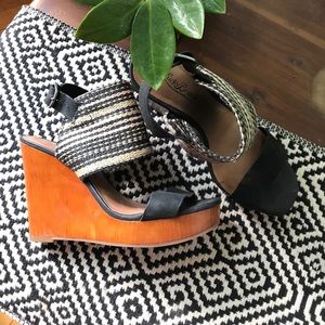 Lucky Brand heel wedges