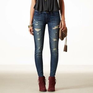 American Eagle Skinny Ripped Jeans