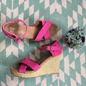 TOMS Strappy Wedges