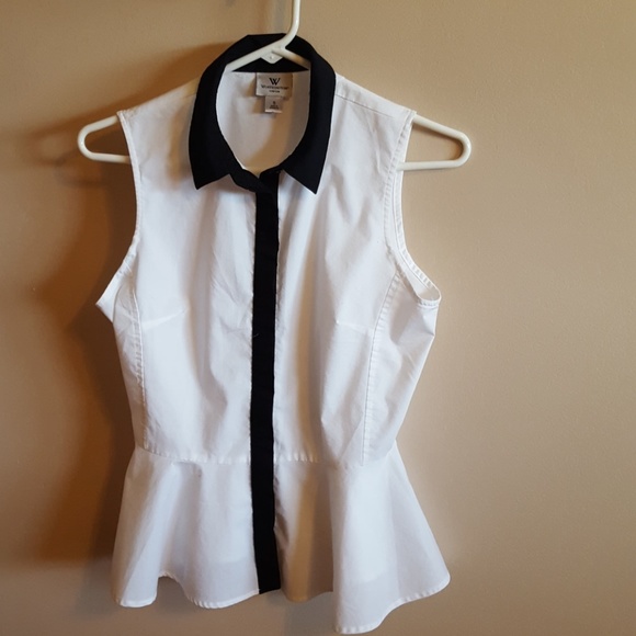 Worthington Tops - Sleeveless Peplum Blouse