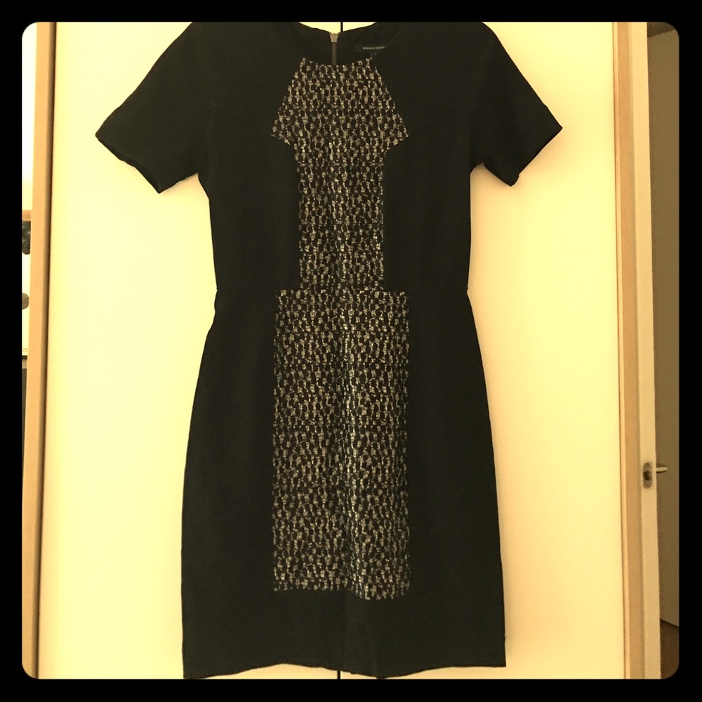 French Connection Lace inset dress