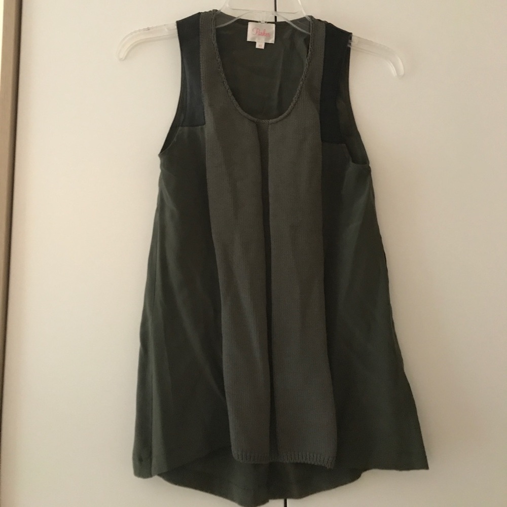Parker split back tank