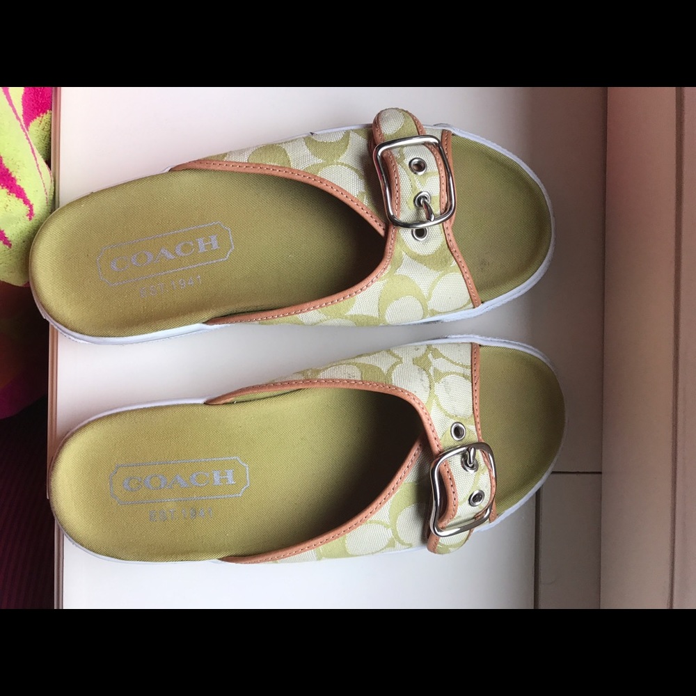 Coach sandals