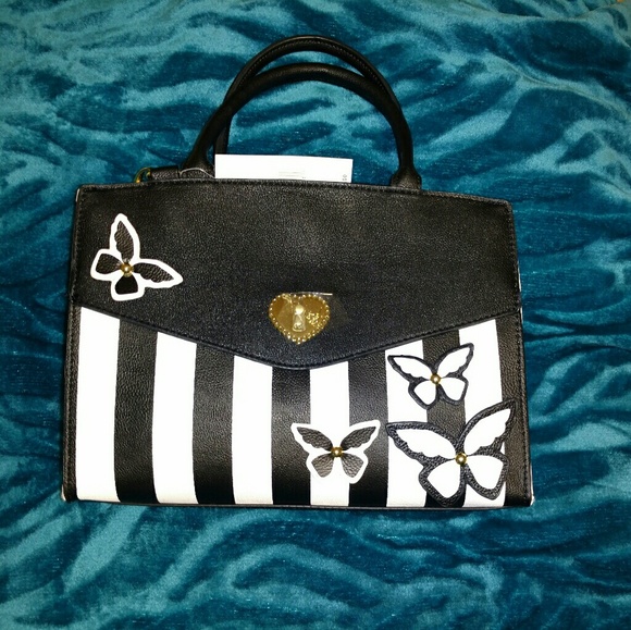 *SOLD*Betsey Johnson purse handbag butterfly - Picture 2 of 5