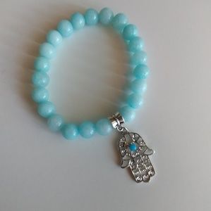 Amazonite stones bracelet. Helps relaxation.