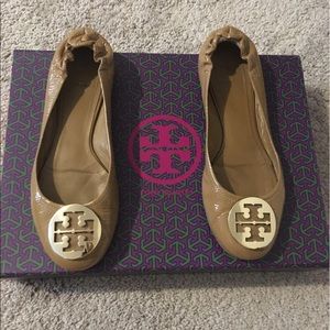 Tory Burch Tan Flats SZ 9