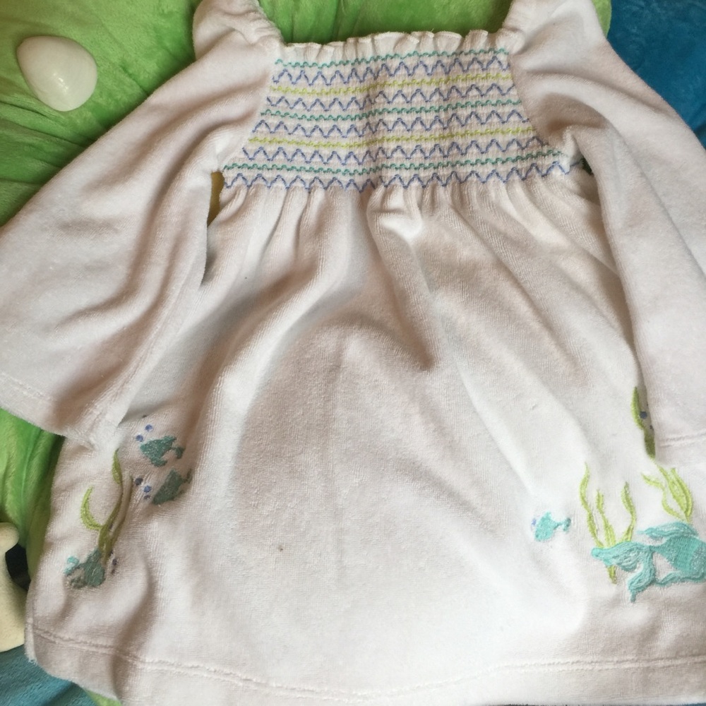 Janie&Jack Soft and cute infant beach coverup NWT