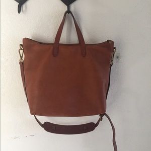 Madewell satchel transport bag.