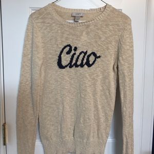 Ciao sweater from Ann Taylor Loft