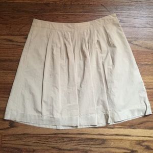 Khaki colored skirt from Banana Republic, size 10