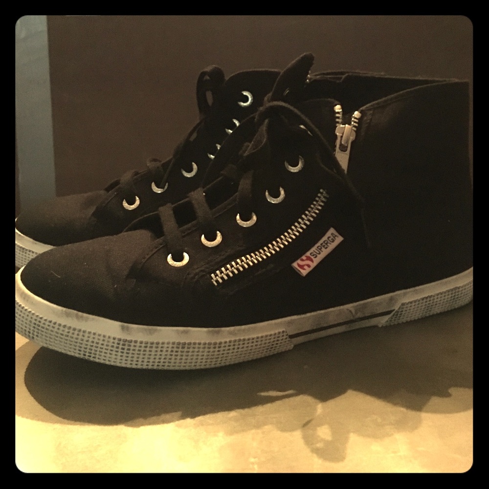 High top Superga sneakers
