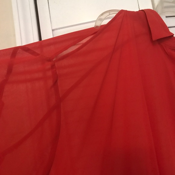 Sheer high low jlo blouse - Picture 2 of 3