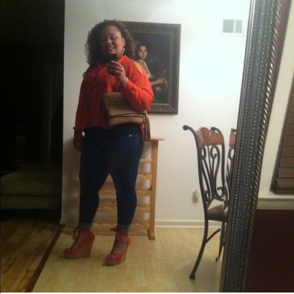 Sheer high low jlo blouse - Picture 3 of 3