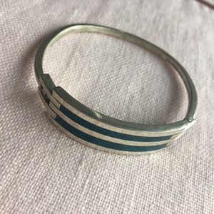 Vintage silver and turquoise bracelet