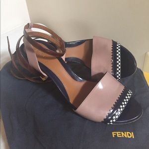 Fendi Persuasion Patent Leather sandals
