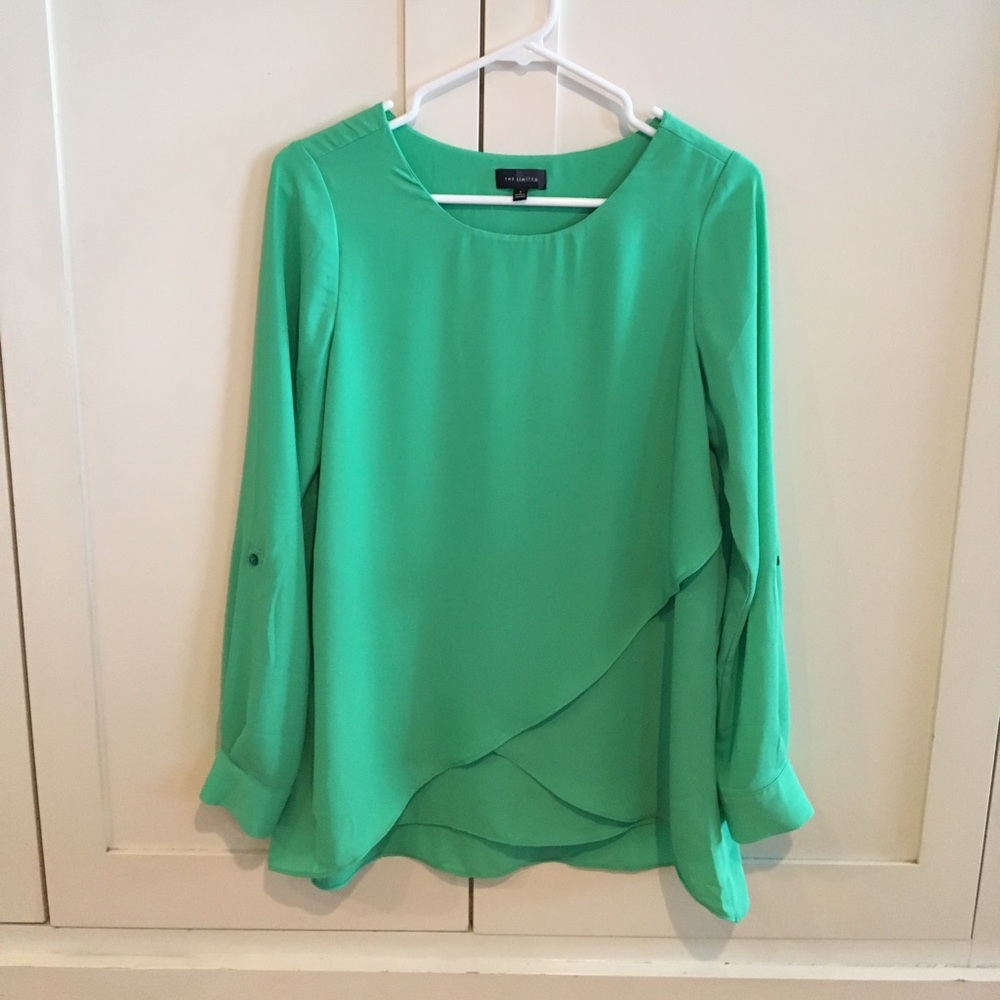 The Limited green blouse