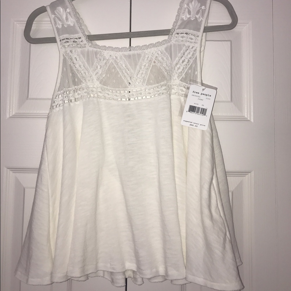 Free People Ivory Top