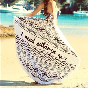 Beach Towel Blanket Throw Wrap Cover Up