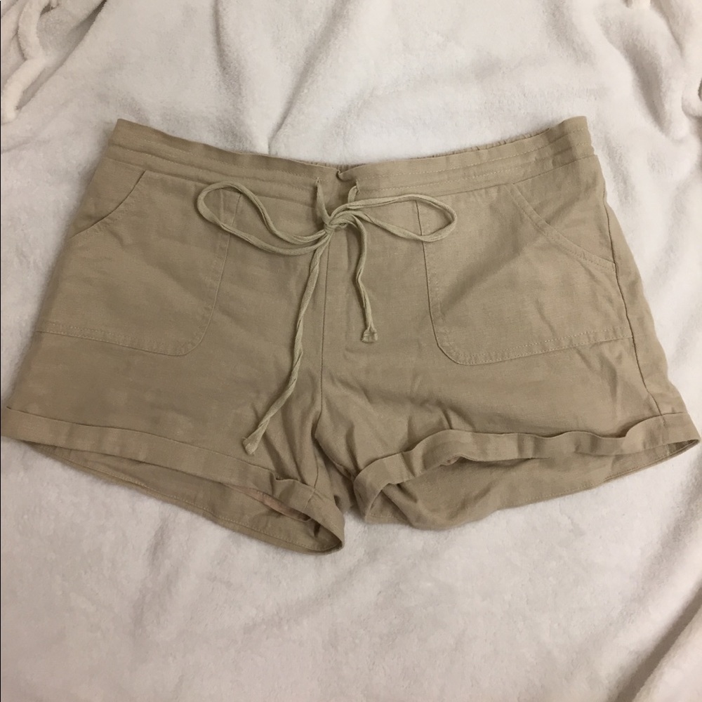 Worn only once linen shorts