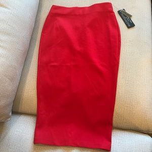 Eva Longoria red pencil skirt