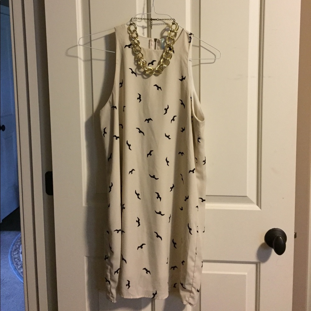 Women's Bird Patterned Dress