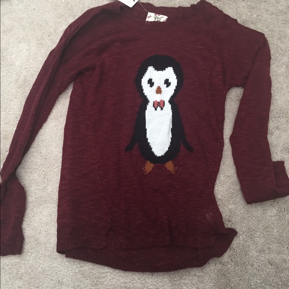 Hippie Rose Sweaters - NWT Sweater Size S w/ Penguin