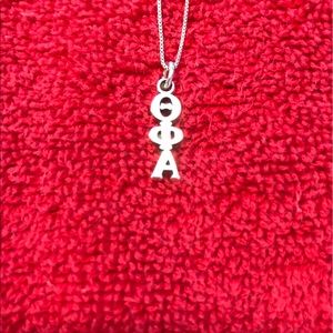 Necklace sorority theta Phi alpha 18"