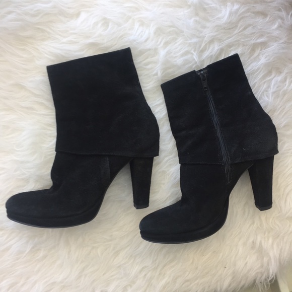Shoes - Suede Black Booties