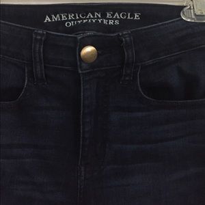 American eagle hi rise cafe denim jeggings