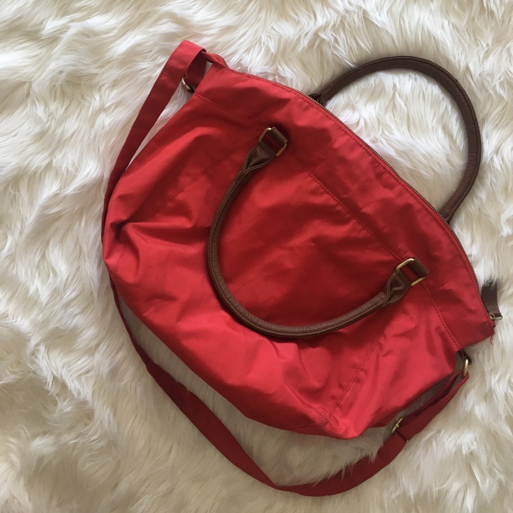 Red Zip Up Beach or Pool Bag
