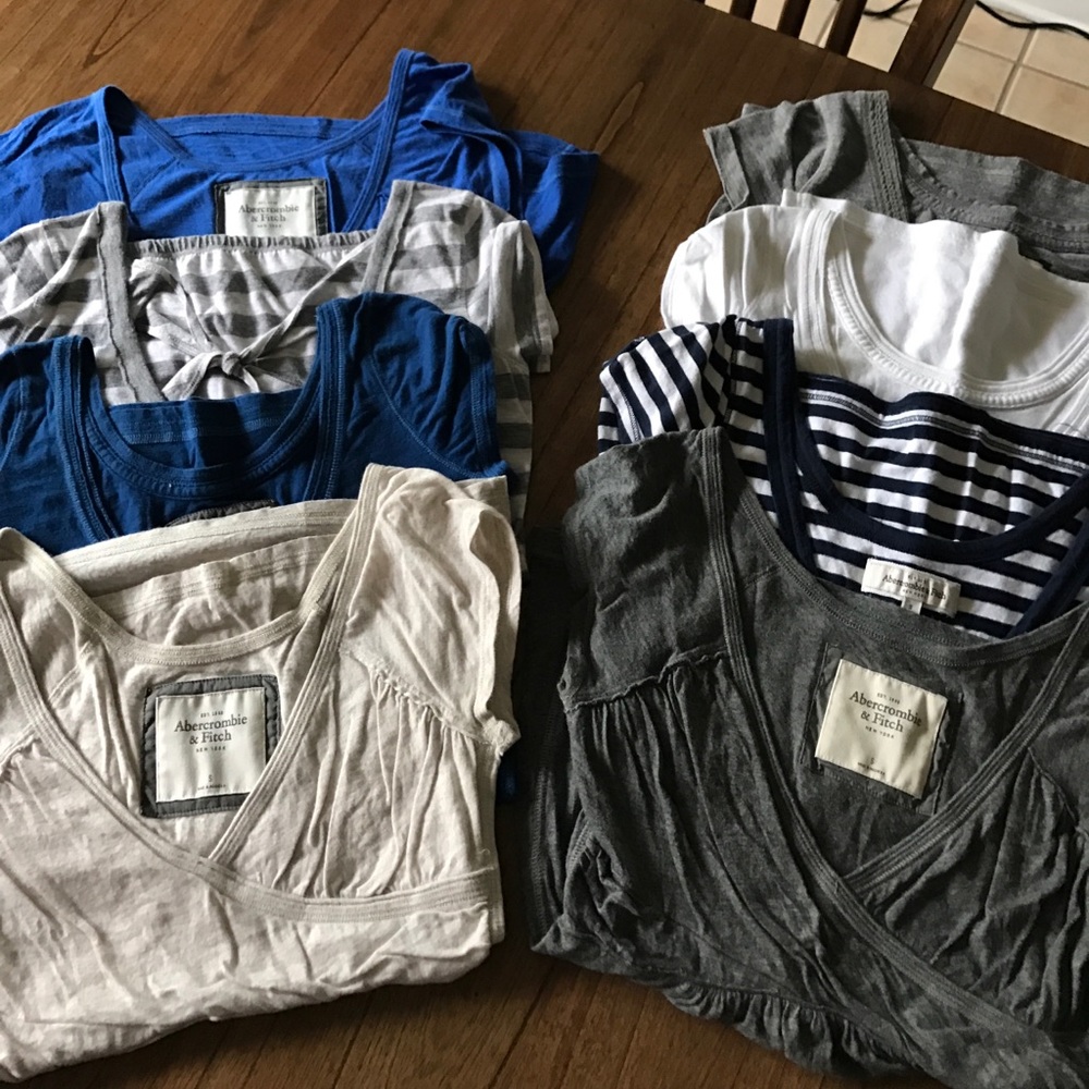 8 Abercrombie & Fitch shirts!