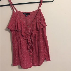 pink american eagle tank top blouse