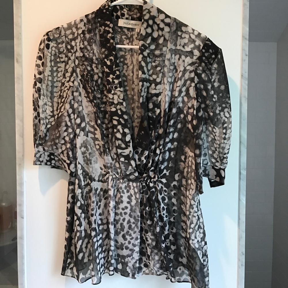Yves Saint Laurent silk blouse