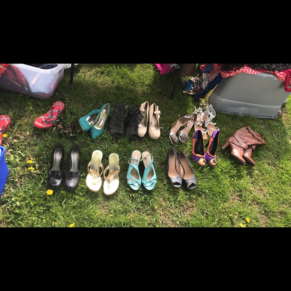 Women shoes sz 9 mostly 10