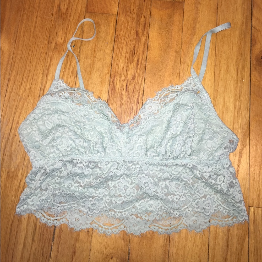 Mint green bralette