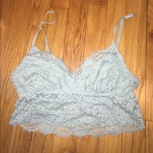 Mint green bralette