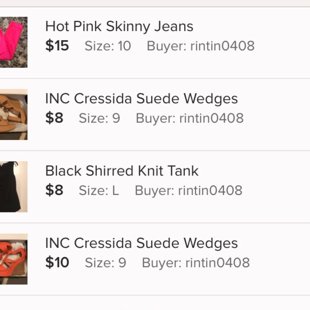 Special listing for @rintin0408