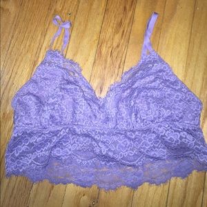 Purple bralette